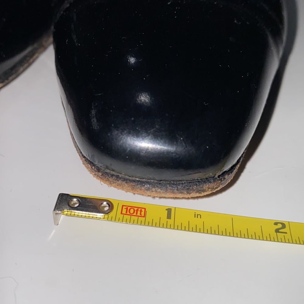 6.5 Ferragamo Patent Leather Black Pumps Women’s shoes 1 7/8 heel VTG Box - Picture 14 of 15